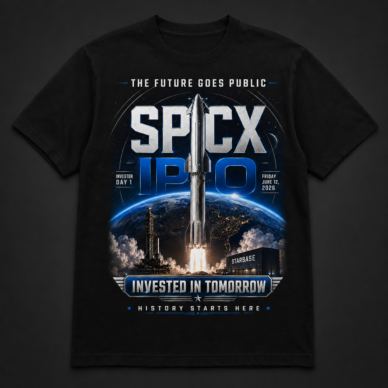 SPCX IPO — Launch Tee